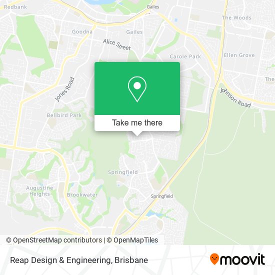 Reap Design & Engineering map