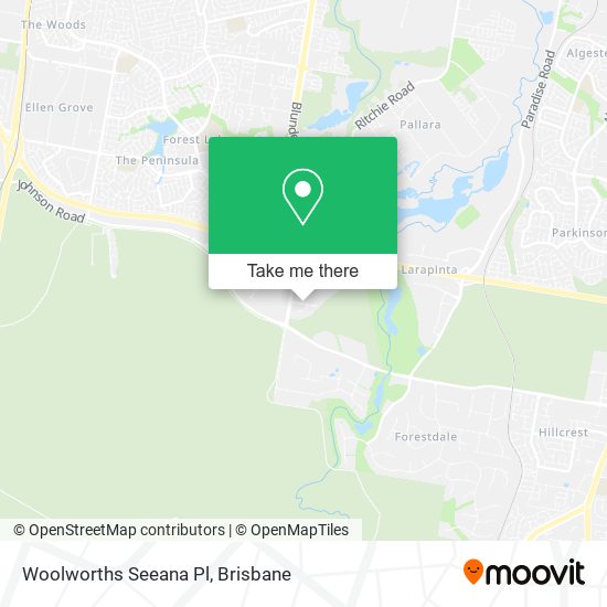 Woolworths Seeana Pl map