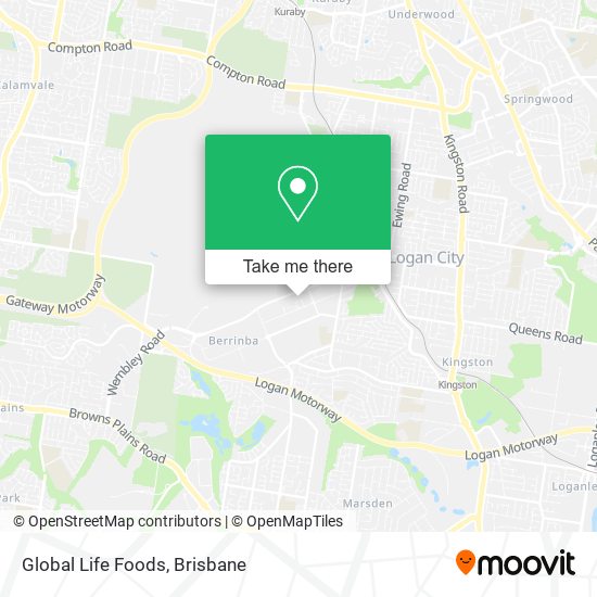 Global Life Foods map