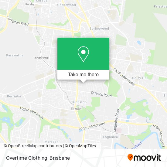 Overtime Clothing map