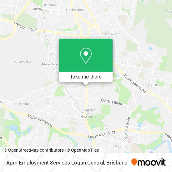 Mapa Apm Employment Services Logan Central