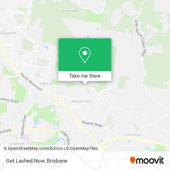 Get Lashed Now map