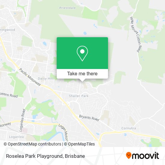 Roselea Park Playground map