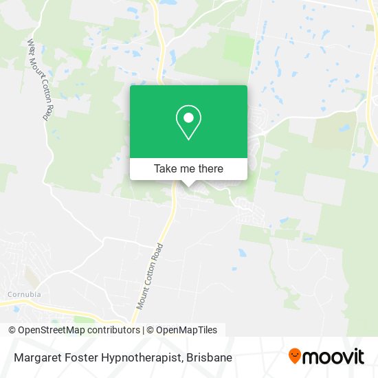 Margaret Foster Hypnotherapist map