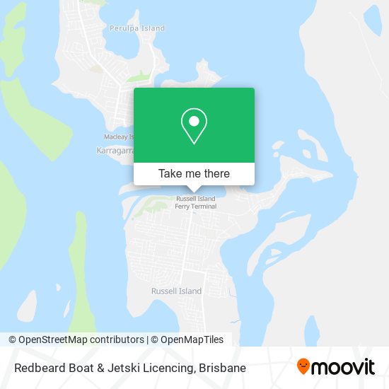 Redbeard Boat & Jetski Licencing map