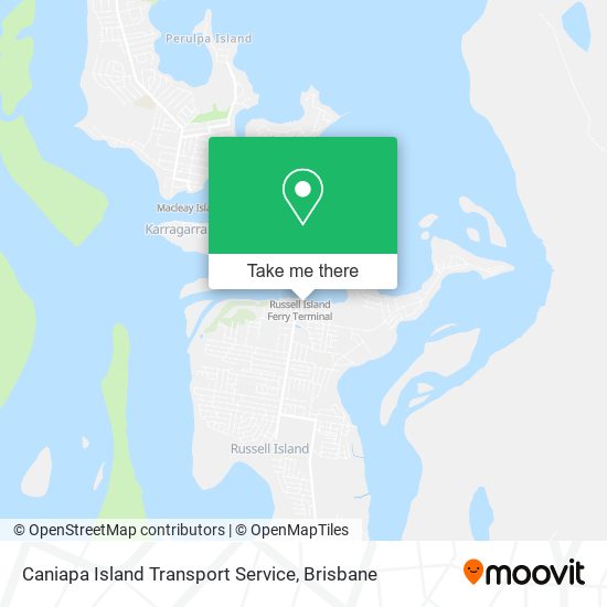 Caniapa Island Transport Service map