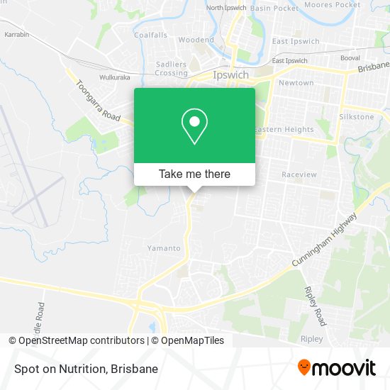 Spot on Nutrition map