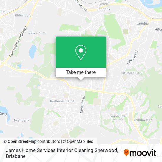 James Home Services Interior Cleaning Sherwood map