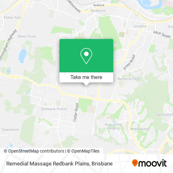 Remedial Massage Redbank Plains map