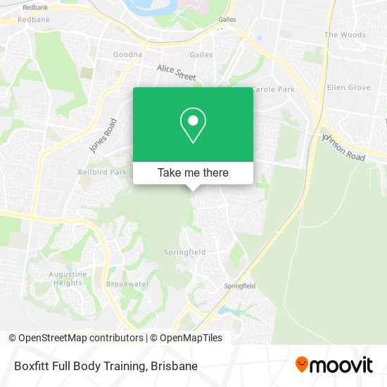 Boxfitt Full Body Training map
