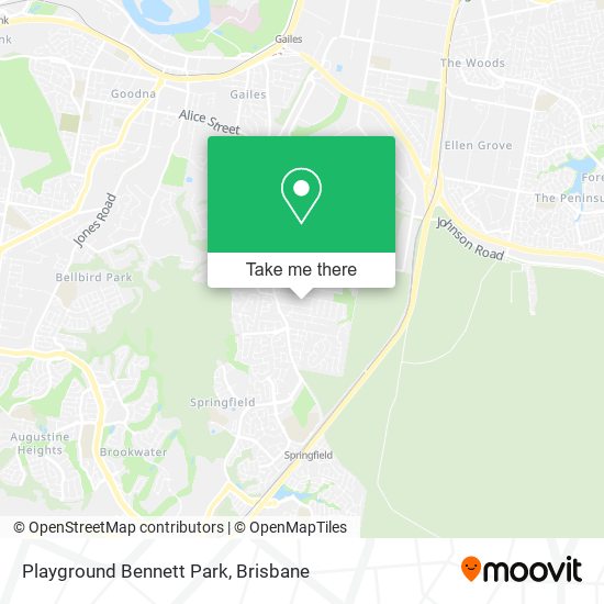 Playground Bennett Park map