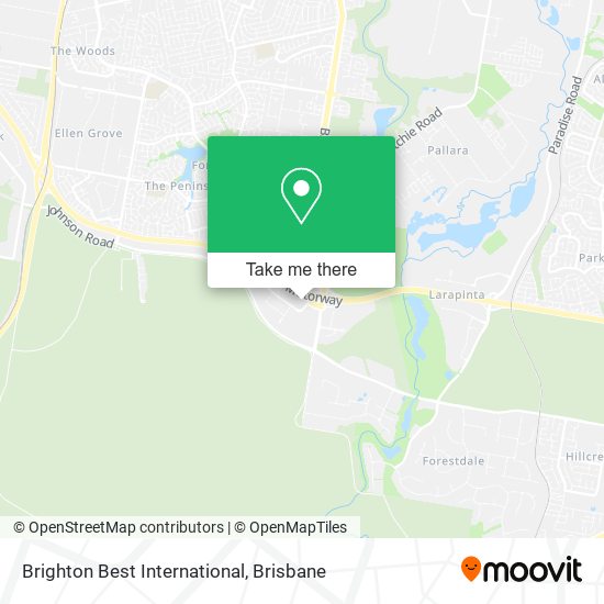 Brighton Best International map