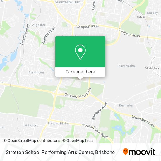 Stretton School Performing Arts Centre map