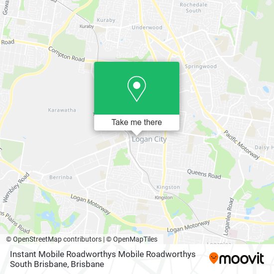 Instant Mobile Roadworthys Mobile Roadworthys South Brisbane map