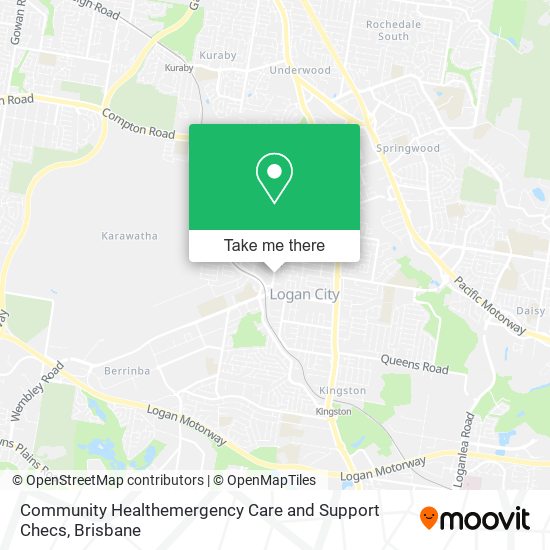 Community Healthemergency Care and Support Checs map