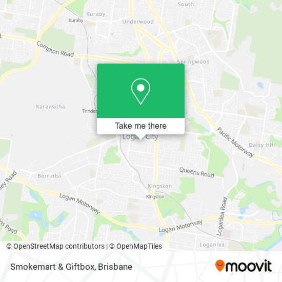 Smokemart & Giftbox map