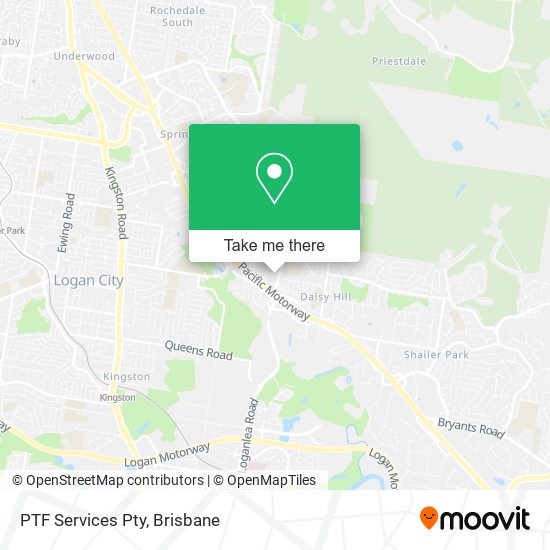 PTF Services Pty map
