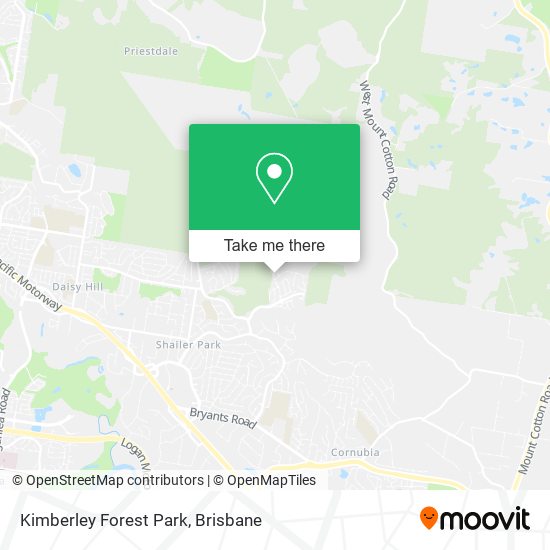 Kimberley Forest Park map