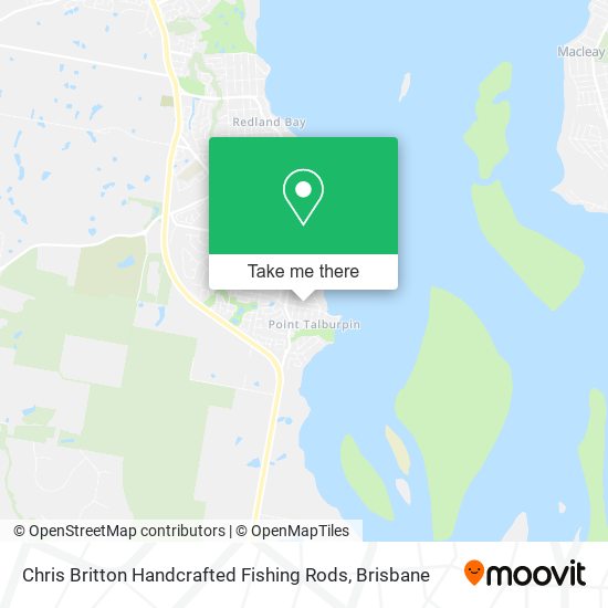 Chris Britton Handcrafted Fishing Rods map