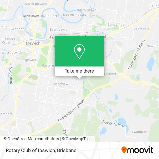 Rotary Club of Ipswich map
