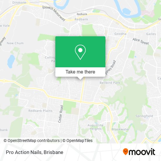 Pro Action Nails map