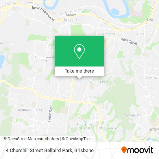 4 Churchill Street Bellbird Park map