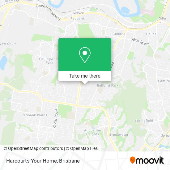 Harcourts Your Home map