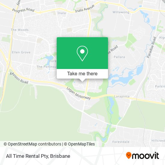 All Time Rental Pty map