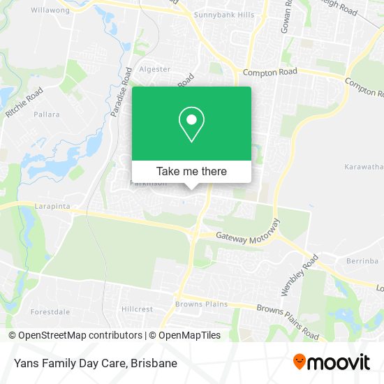 Yans Family Day Care map