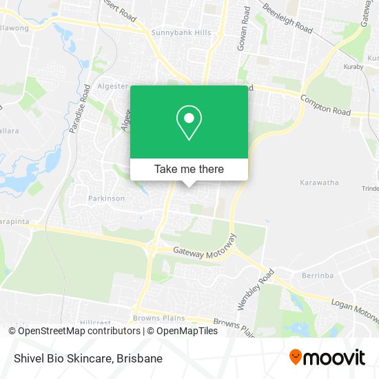 Shivel Bio Skincare map