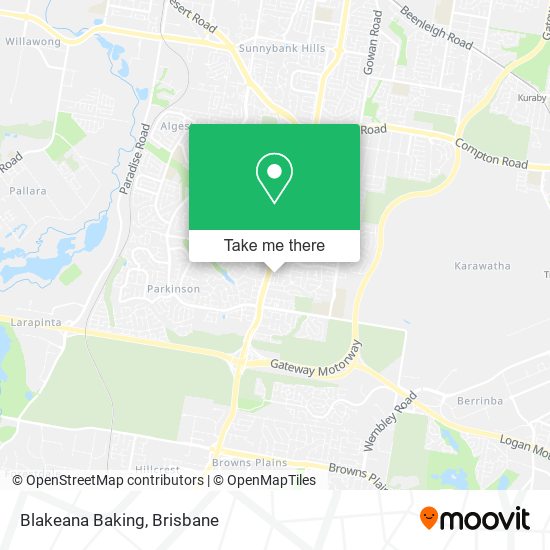 Blakeana Baking map