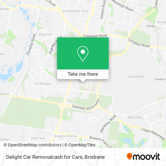 Delight Car Removalcash for Cars map