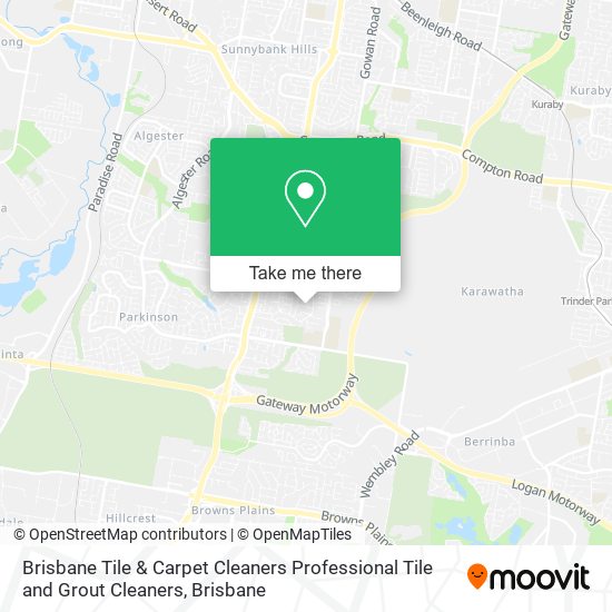 Brisbane Tile & Carpet Cleaners Professional Tile and Grout Cleaners map