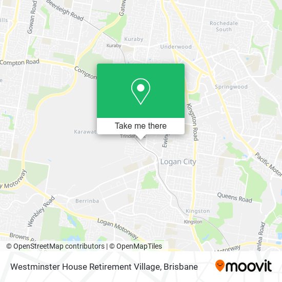 Westminster House Retirement Village map
