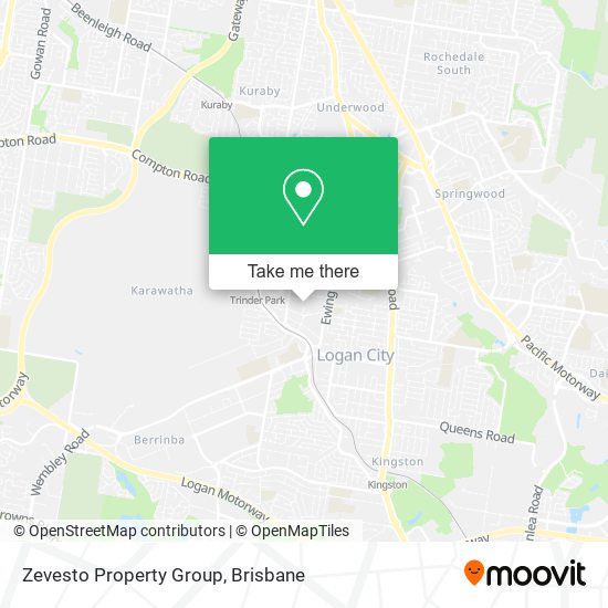 Zevesto Property Group map