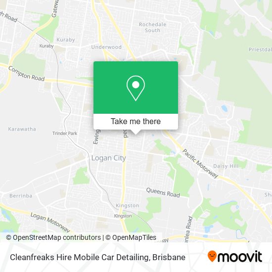 Cleanfreaks Hire Mobile Car Detailing map