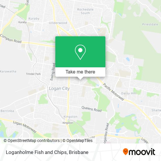 Loganholme Fish and Chips map
