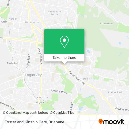 Foster and Kinship Care map