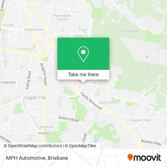 MPH Automotive map