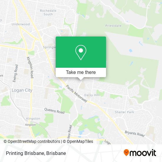 Printing Brisbane map
