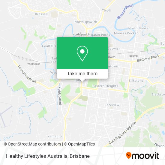 Healthy Lifestyles Australia map