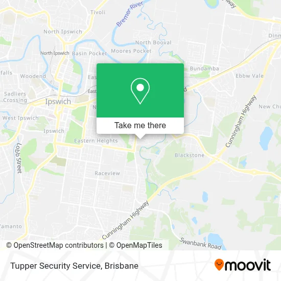Mapa Tupper Security Service