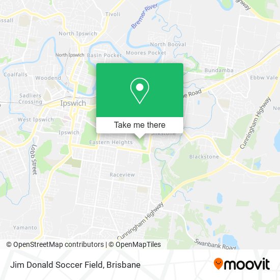 Jim Donald Soccer Field map