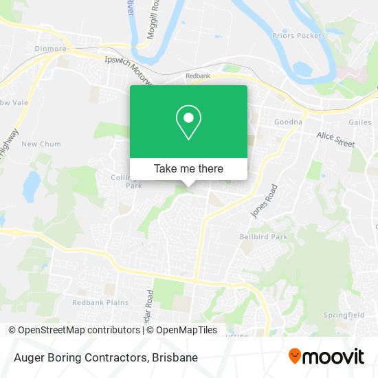 Auger Boring Contractors map