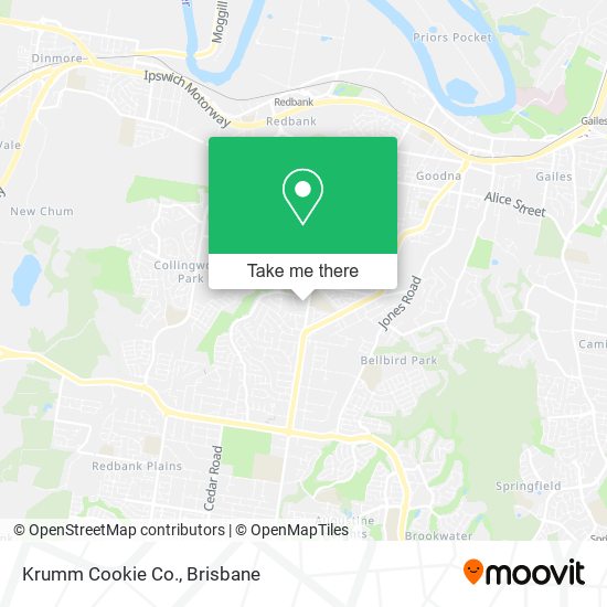 Krumm Cookie Co. map