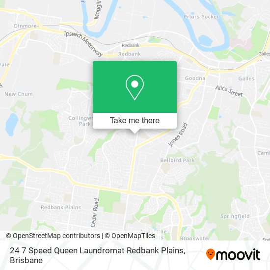 24 7 Speed Queen Laundromat Redbank Plains map