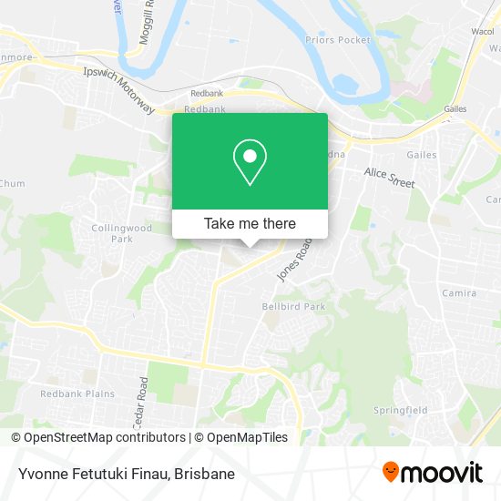 Yvonne Fetutuki Finau map