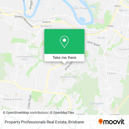 Property Professionals Real Estate map
