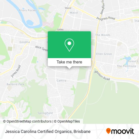 Jessica Carolina Certified Organics map