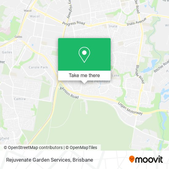 Rejuvenate Garden Services map